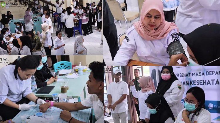 Jelang HKN ke-61, Dinkes Tual Gelar Pemeriksaan Kesehatan Gratis