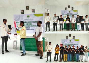 MAPENTA Angkatan III, Pemuda Katolik Malra Resmi Lantik 18 Anggota Baru