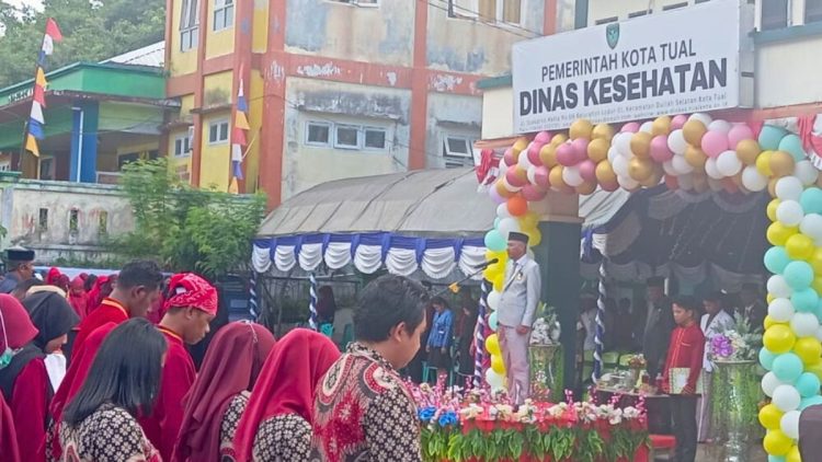 Upacara HKN ke-61 di Kota Tual, Pemkot Tegaskan Target “Generasi Sehat”