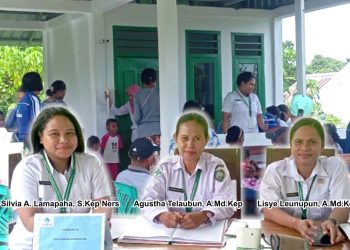 Nakes Puskesmas Wain Beri Layanan Maksimal di Posyandu ILP Ohoi Iso