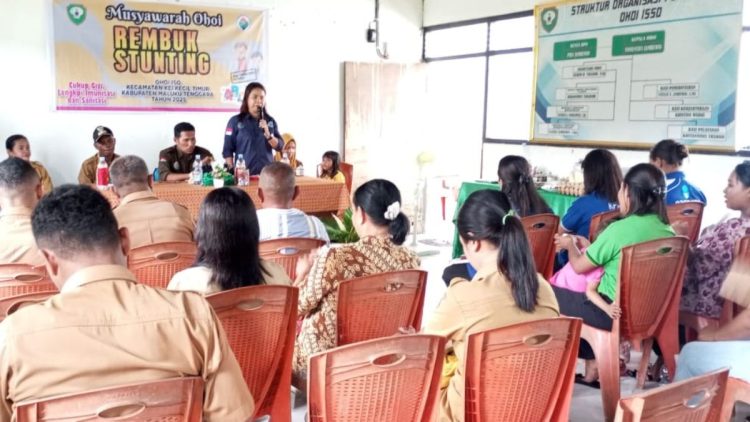 Rembuk Stunting Ohoi Iso 2025 Fokus Evaluasi dan Penguatan Perencanaan