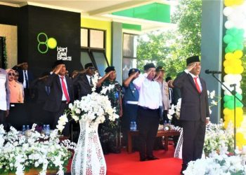 Wakil Wali Kota Tual Pimpin Upacara HAB ke-80 Kemenag