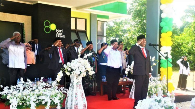 Wakil Wali Kota Tual Pimpin Upacara HAB ke-80 Kemenag