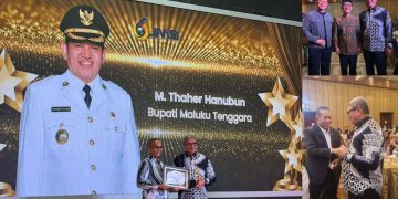 Kolaborasi Lintas Sektor Antar Thaher Hanubun Raih Golden Leader Award