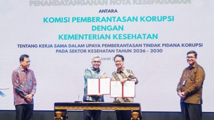Kemenkes dan KPK Teken MoU 2026–2030, Fokus Cegah Korupsi Sektor Kesehatan