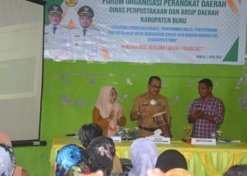 Asisten III Buka Forum OPD Perpustakaan dan Arsip Buru, Bahas Renja 2027