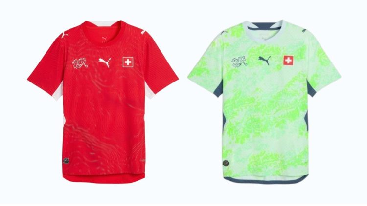 Timnas Swiss Rilis Jersey Unik untuk 2026, Terinspirasi Paspor dan Alpen