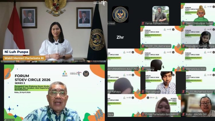 Wamenpar: Generasi Muda Harus Jadi Penggerak Pariwisata, Bukan Sekadar Penonton